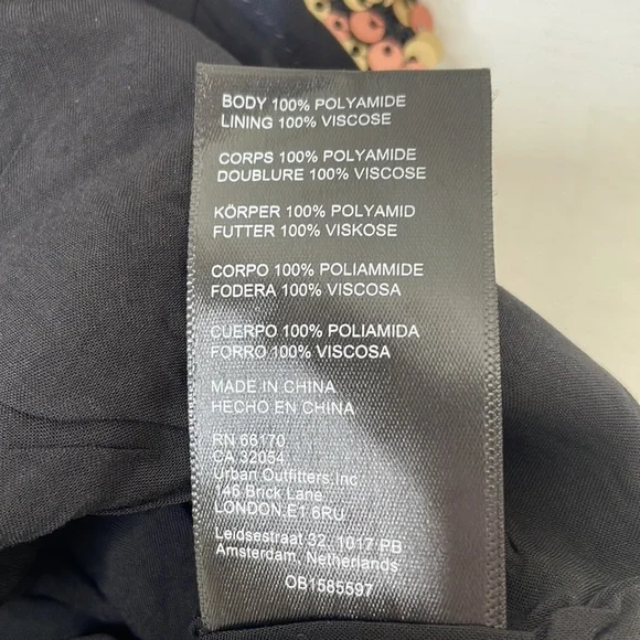 NWT Free People Annalise Sequin Slit Hem Gold Mini Skirt Size 10 - Picture 11 of 13